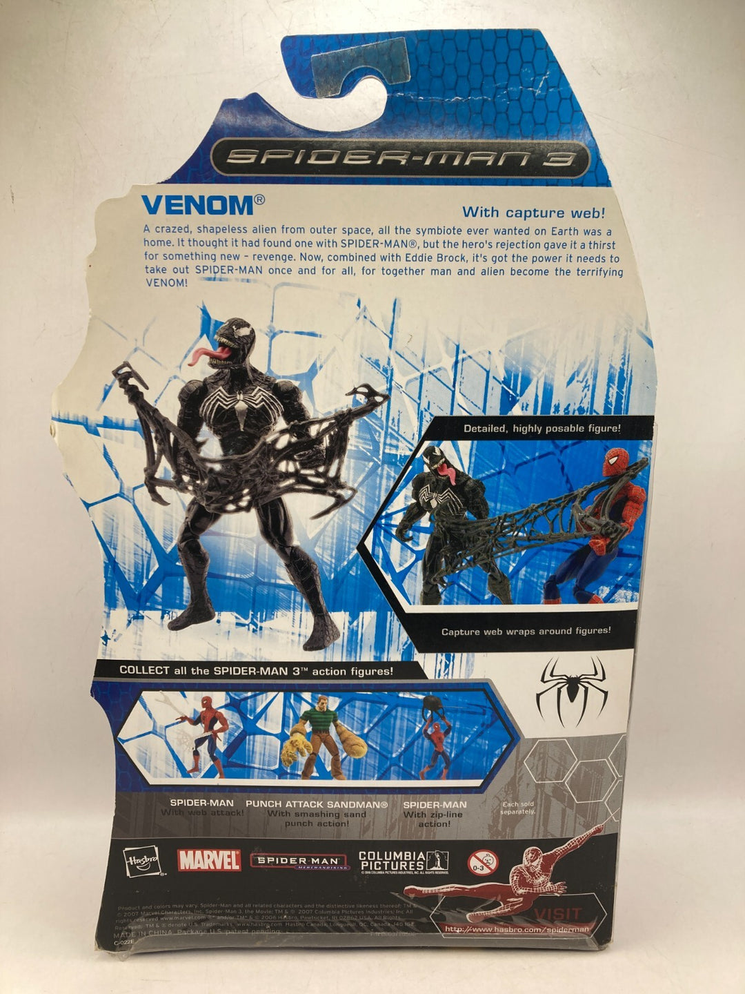 Lot of 6 - Sealed Spider-Man 3 Movie Figures - Venom, Sandman, New Goblin