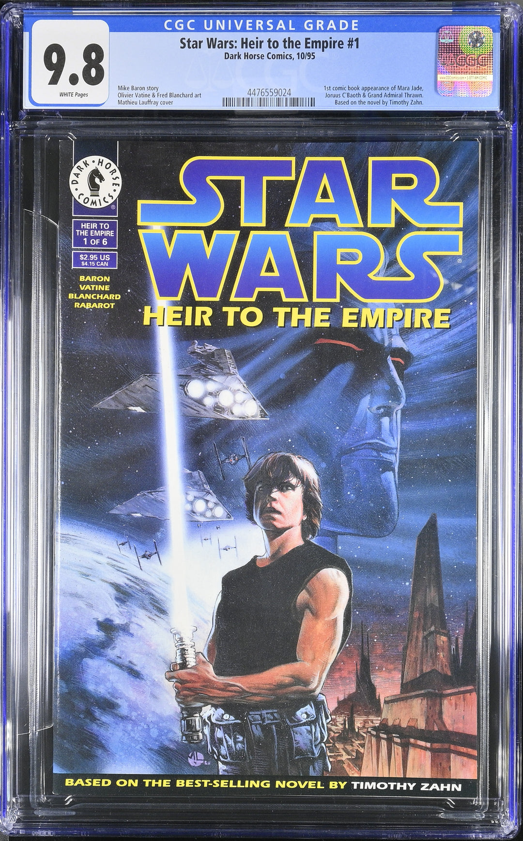 Star Wars: Heir to the Empire #1 CGC 9.8