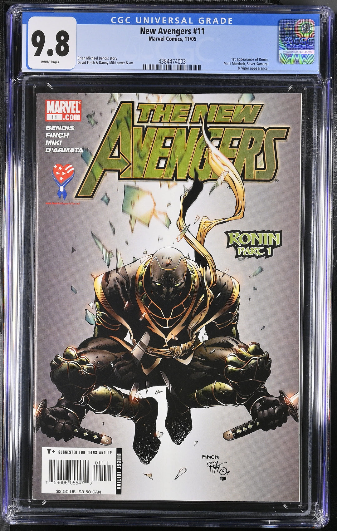 New Avengers #11 CGC 9.8