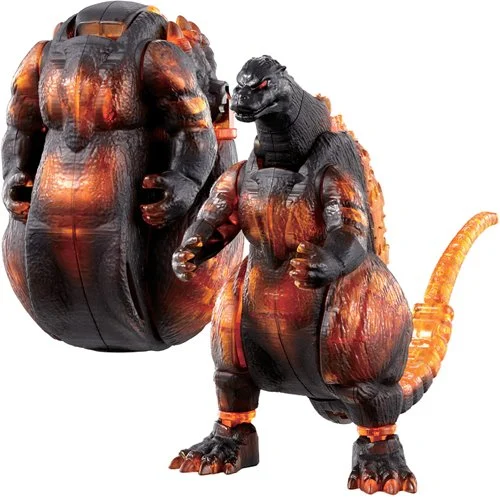 Godzilla Transforming Egg Burning Godzilla Action Figure