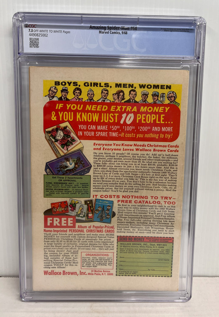 Amazing Spider-Man #64 CGC 7.5