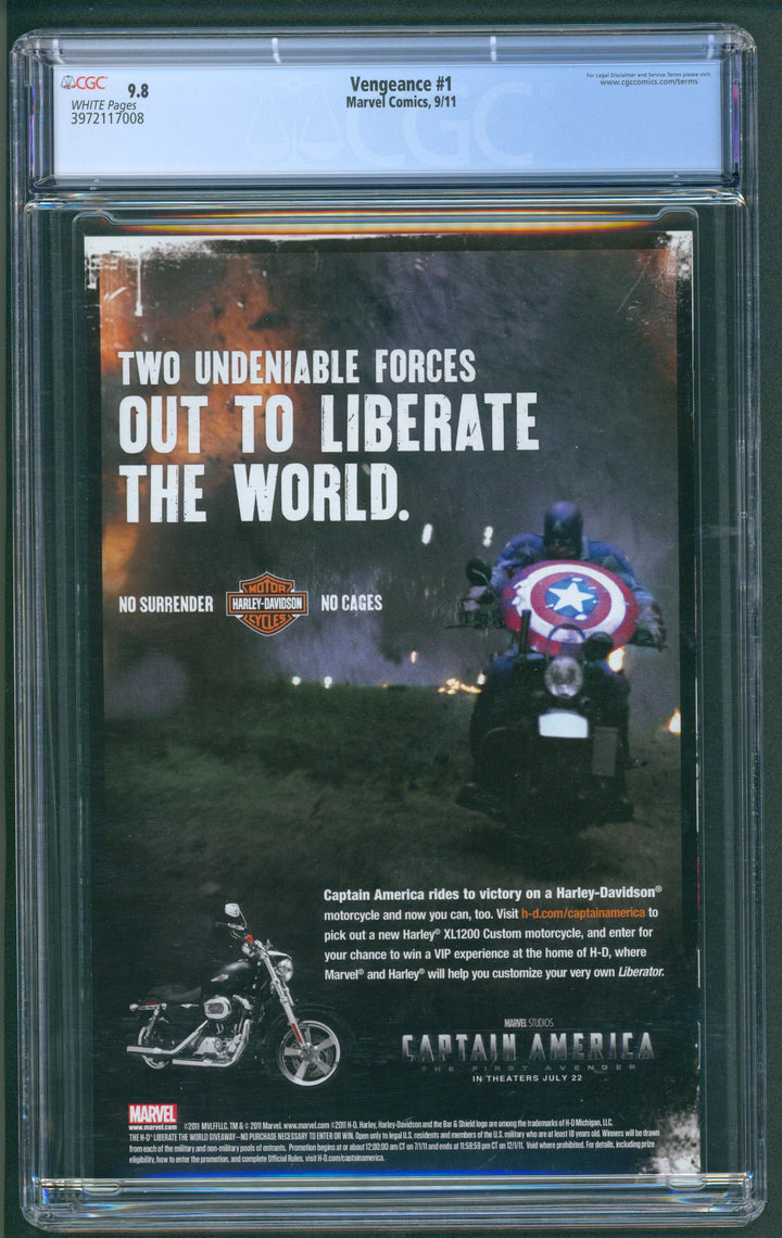 Vengeance #1 CGC 9.8