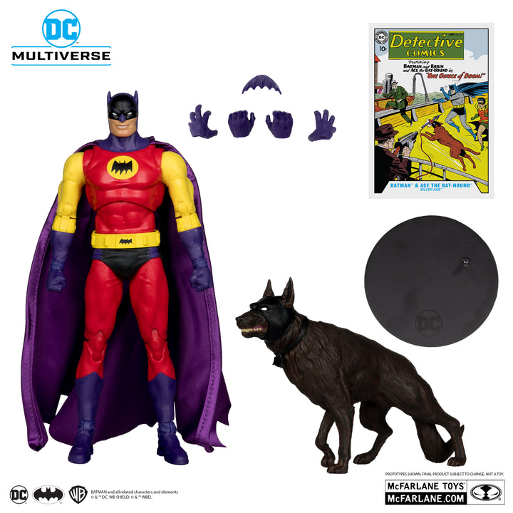 DC Multiverse Batman Wave 3 7-Inch Scale Action Figure - Batman & Ace the Bat-Hound Platinum Edition