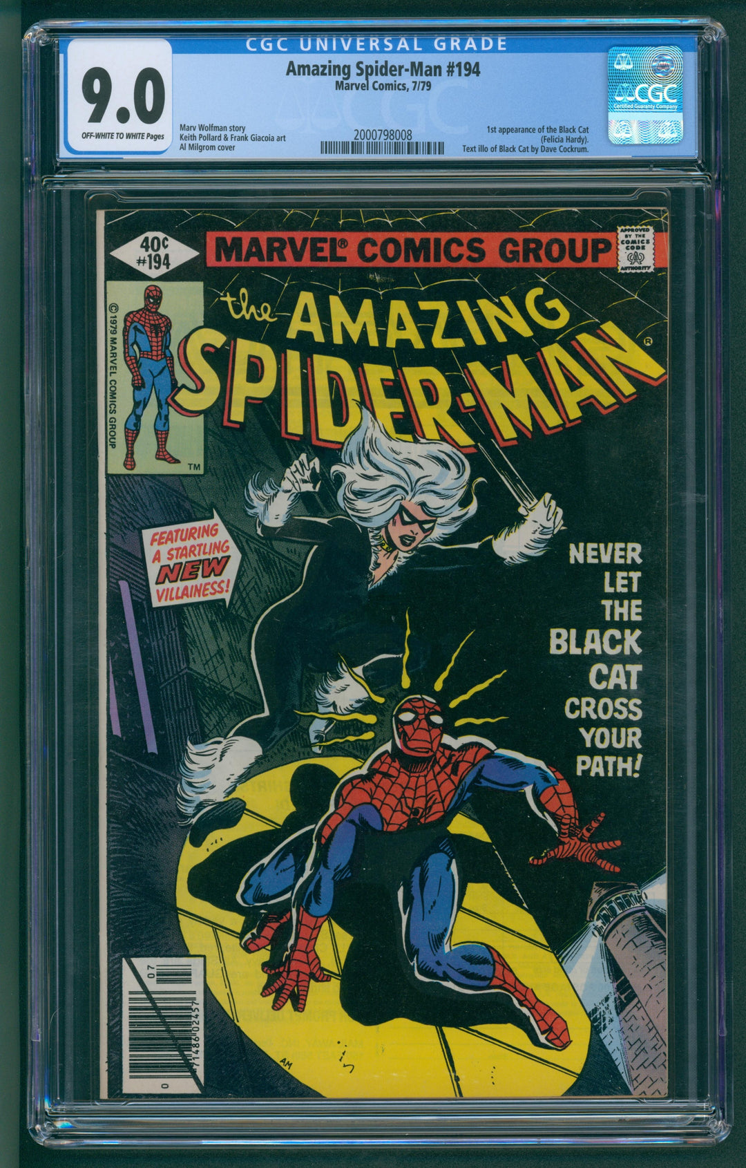 Amazing Spider-Man #194 CGC 9.0
