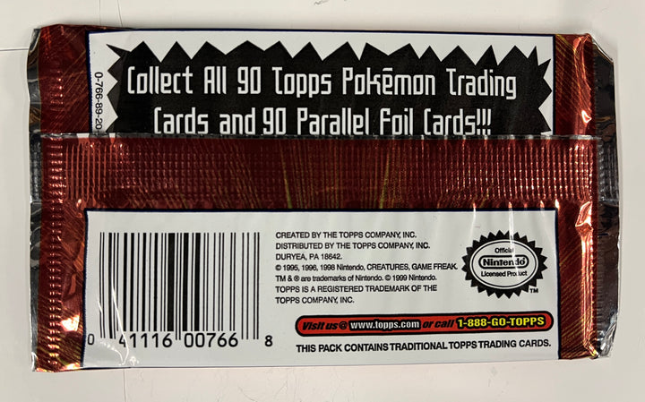 Pokemon Topps Series 1 Green Label Pack