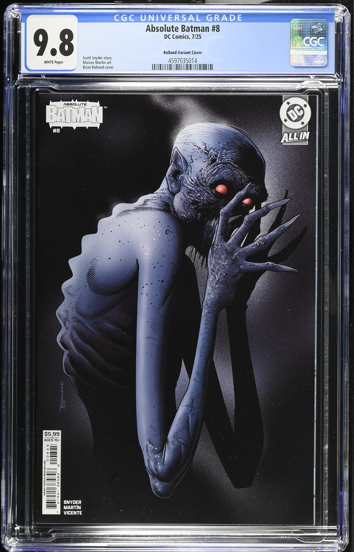 Absolute Batman #8 CGC 9.8