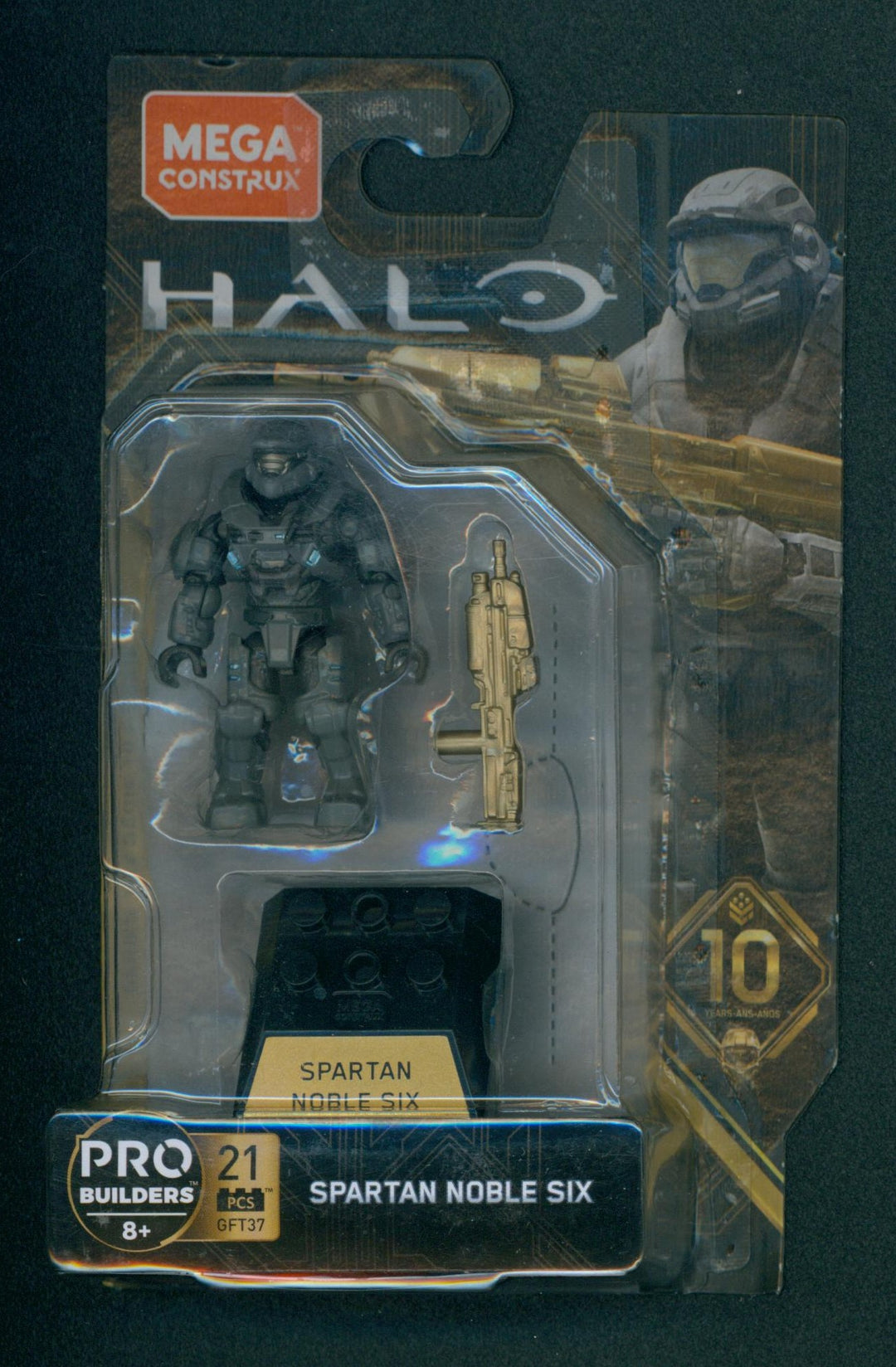Halo Heroes Series 10 Spartan Noble Six Action Figure