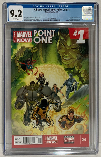 All New Marvel Now! Point One #1 - CGC 9.2 WP - 4073449003