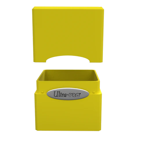 Ultra Pro: Satin Cube 100+ Deck Box: Solid Yellow, Lemon