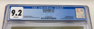 Invincible #1 - CGC 9.2 WP #3709496002