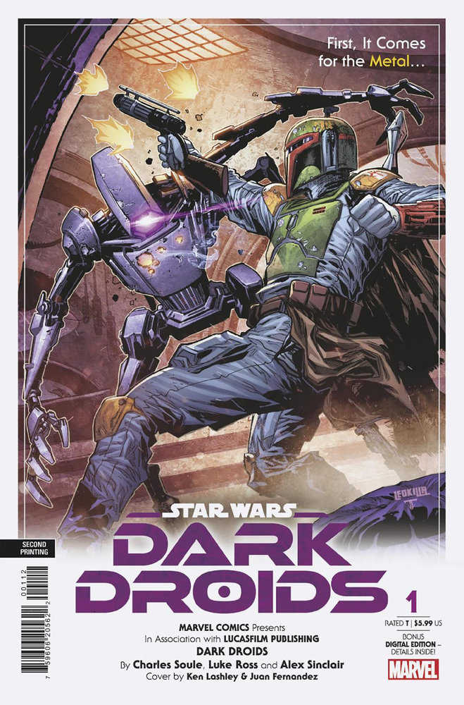 Star Wars: Dark Droids 1 Ken Lashley 2nd Print Variant [Dd]
