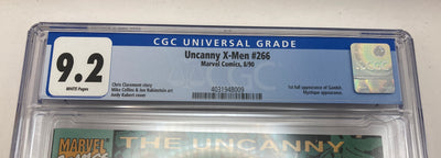 Uncanny X-Men #266 - CGC 9.2 - 4031948009