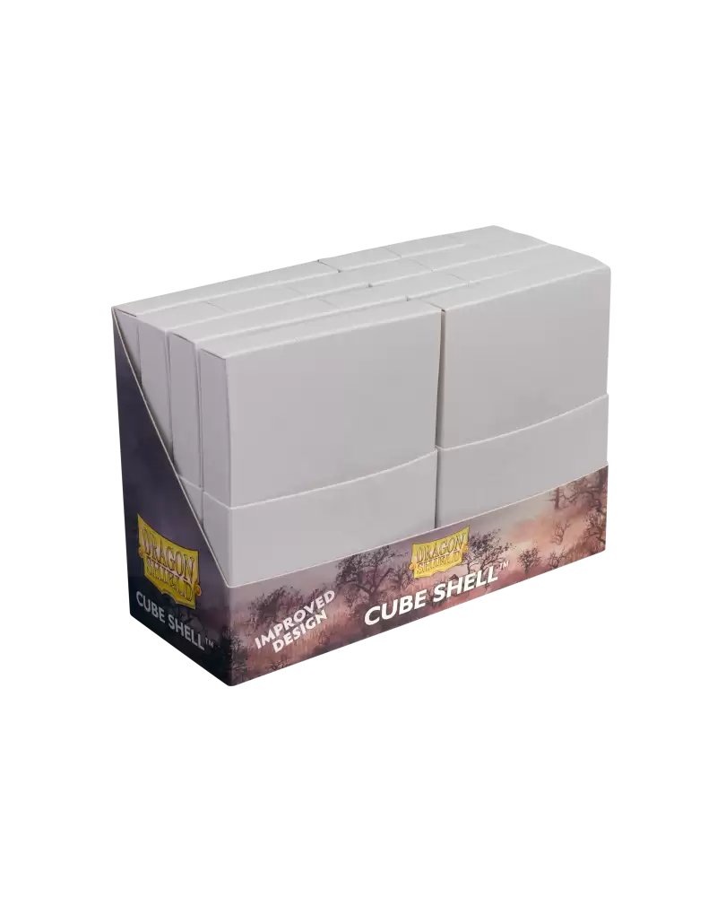 Dragon Shield: Cube Shell: Pearl White (8CT)