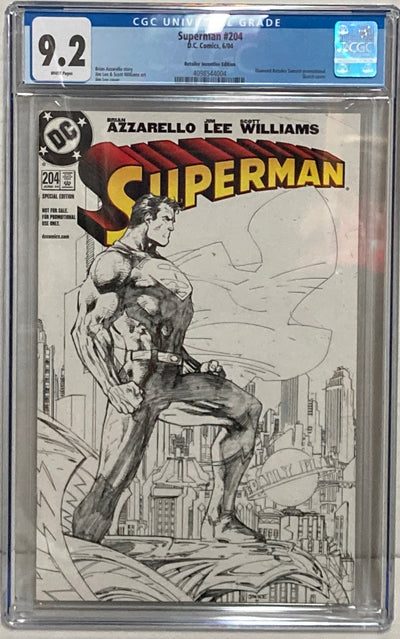 Superman #204 - CGC 9.2 WP - 4098544004 - Retailer Incentive Edition
