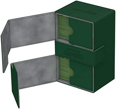 Ultimate Guard Twin Flip 'n' Tray 160+ Xenoskin Deck Case - Green