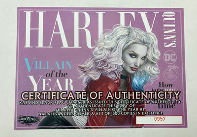 Harley Quinn's Villain of the Year #1 - CGC 9.8 WP - 2106838008 - Black Flag Comics Edition B