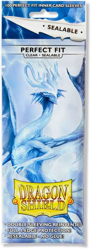 Dragon Shield Card Sleeves - Perfect Fit Clear Sealable