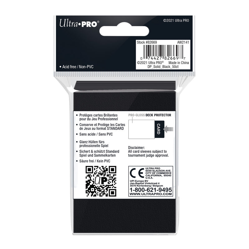 Ultra Pro Sleeve 50ct -Black