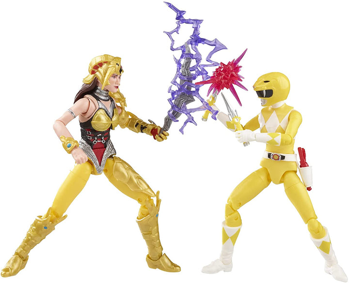 Power Rangers Lightning Collection - Mighty Morphin Yellow  Ranger  vs. Mighty Morphin Scorpina 6-Inch Figures