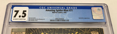 Amazing Spider-Man #71 - CGC 7.5 OW/WP - 3983203004