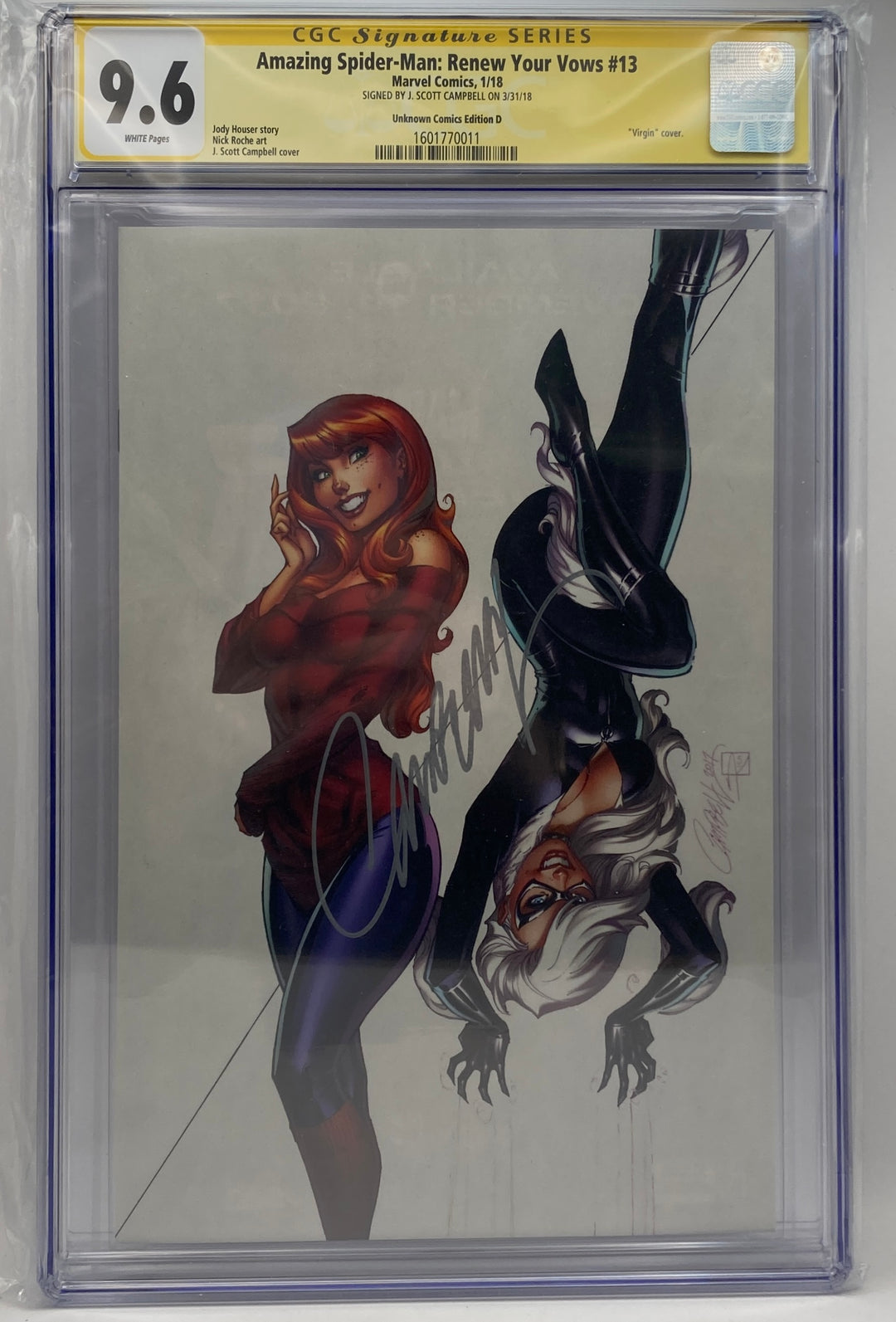 Amazing Spider-Man Renew Your Vows #13 CGC Signature Series 9.6 - J. Scott Campell