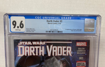 Star Wars Darth Vader #3 - CGC 9.6 WP - 4073449025