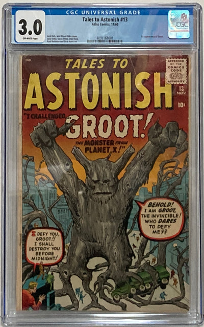 Tales To Astonish #13 - CGC 3.0 OWP - 4091168001