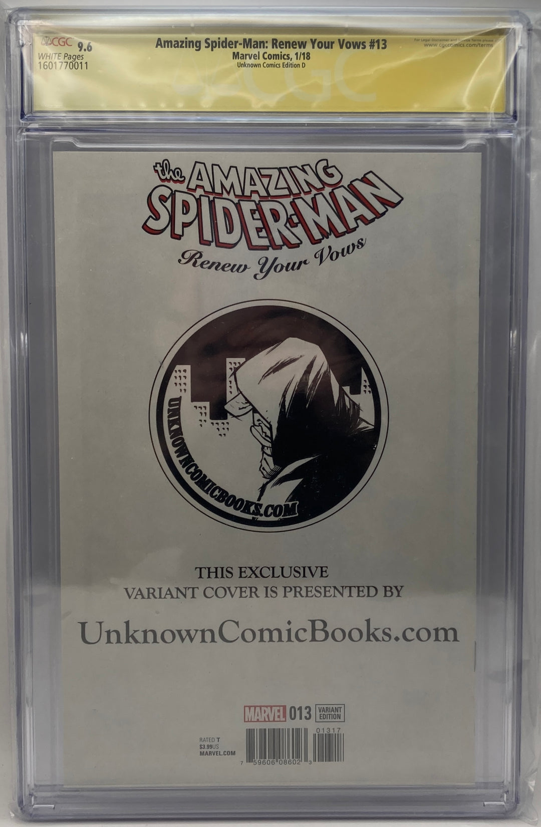 Amazing Spider-Man Renew Your Vows #13 CGC Signature Series 9.6 - J. Scott Campell