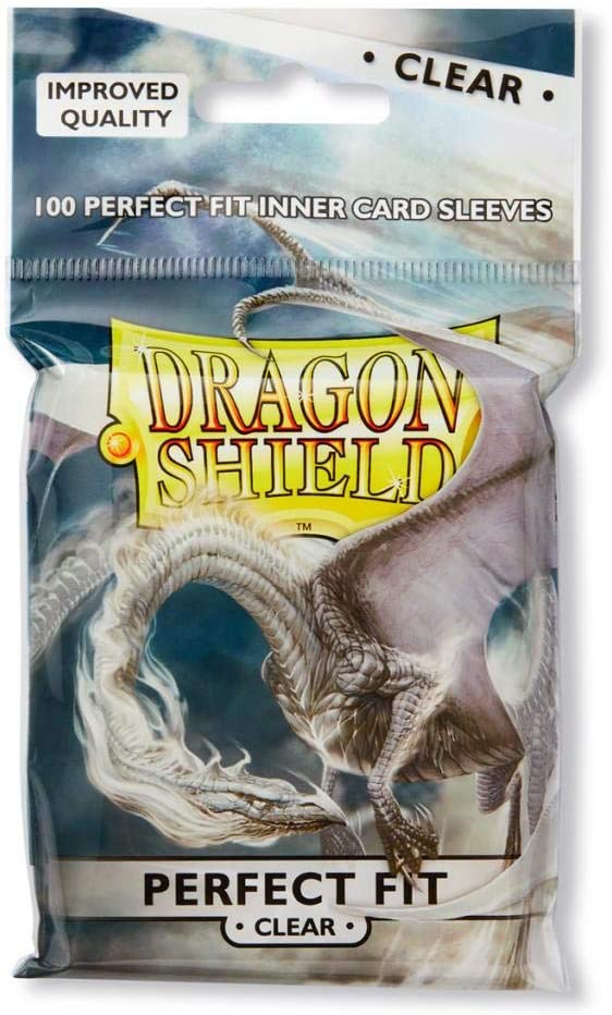 Dragon Shield Card Sleeves - Perfect Fit Clear
