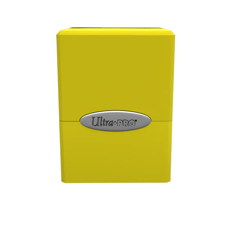 Ultra Pro: Satin Cube 100+ Deck Box: Solid Yellow, Lemon