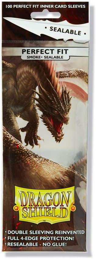 Dragon Shield Card Sleeves - Perfect Fit Smoke Sealable