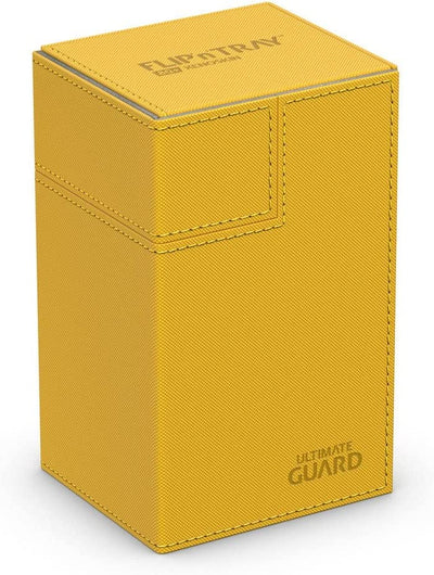 Ultimate Guard Twin Flip 'n' Tray 80+ Xenoskin Deck Case - Amber