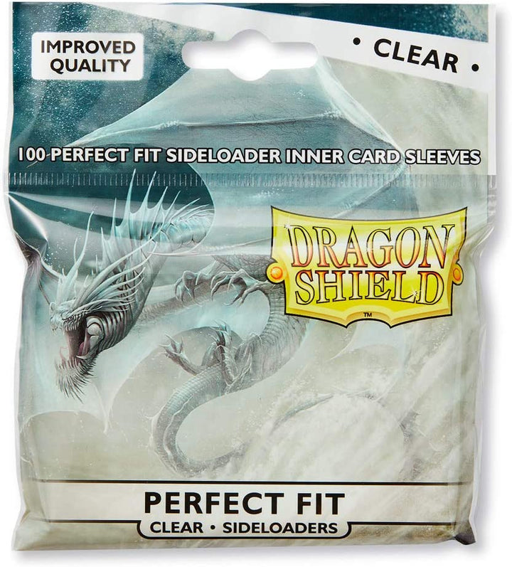 Dragon Shield Card Sleeves - Perfect Fit Clear Sideloaders